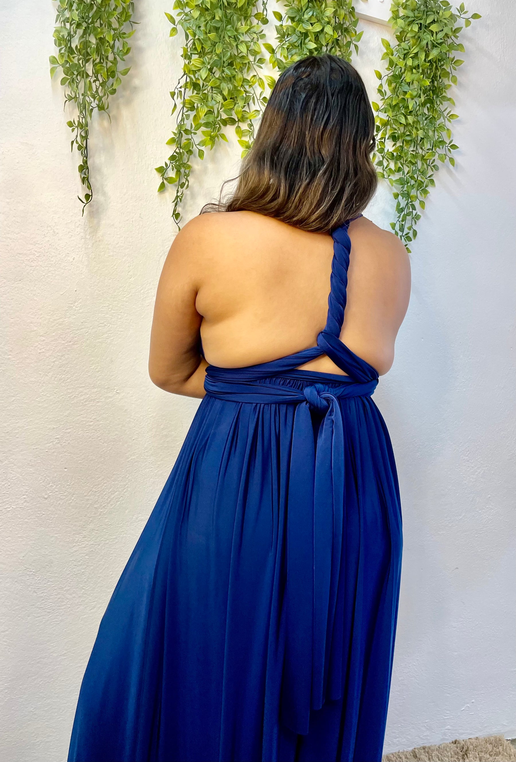 Long Dress Infinity- Azul Royal