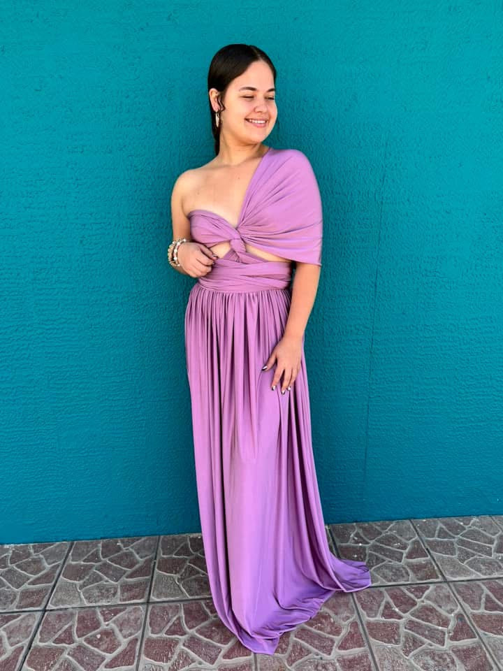 Long Dress Infinity Rose-Violet