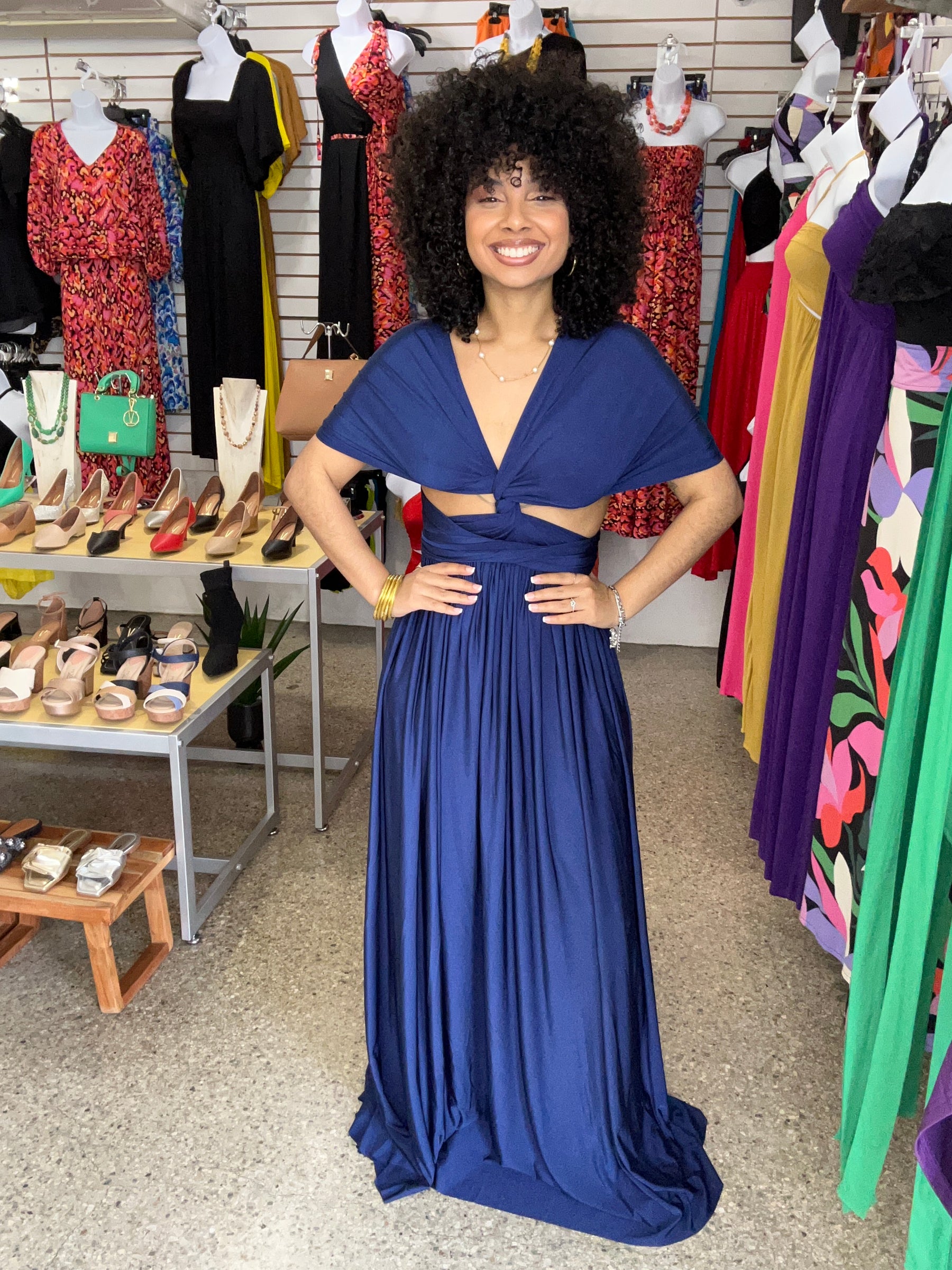 Long Dress Infinity- Navy Blue