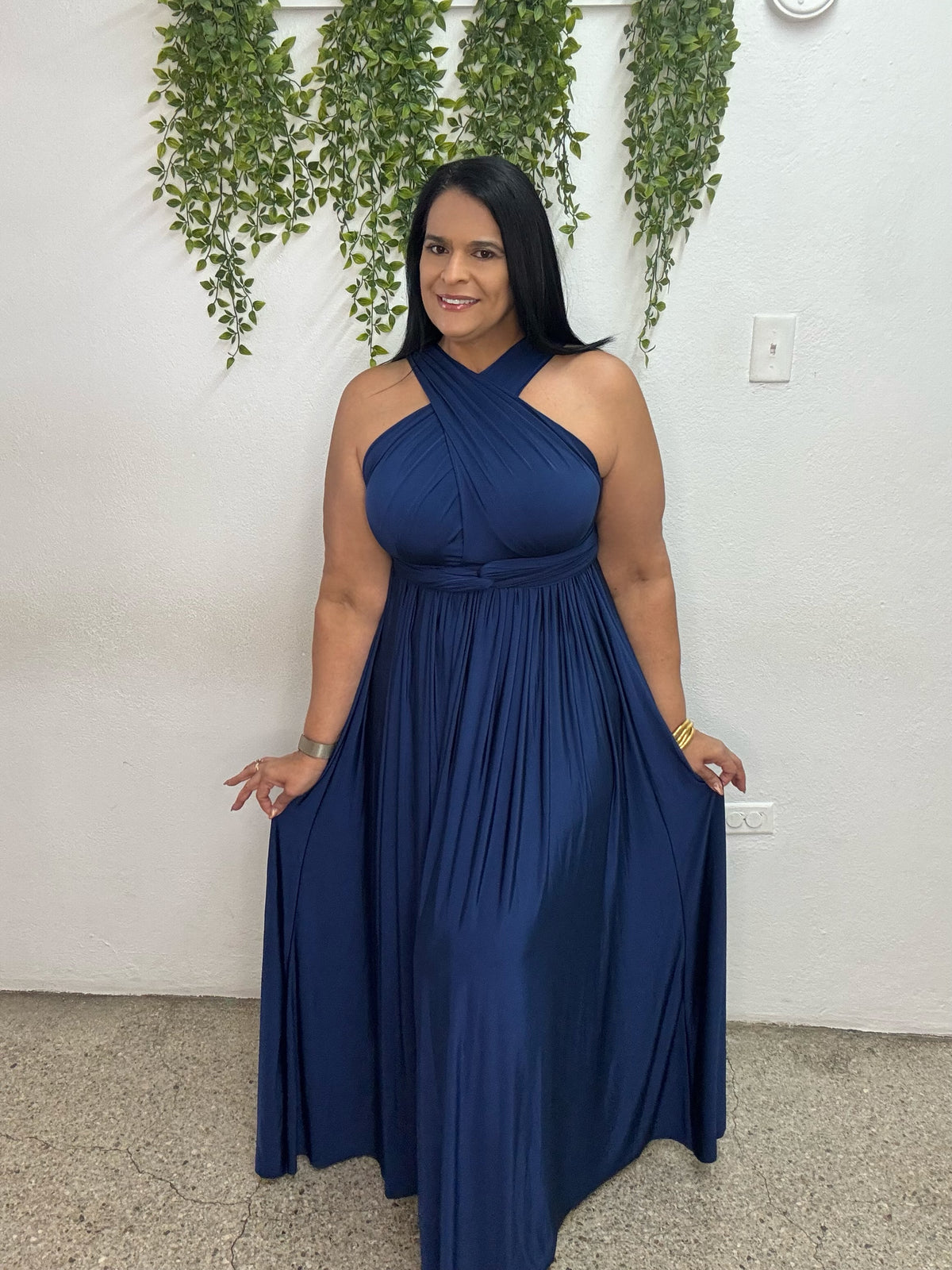 Long Dress Infinity- Azul Marino