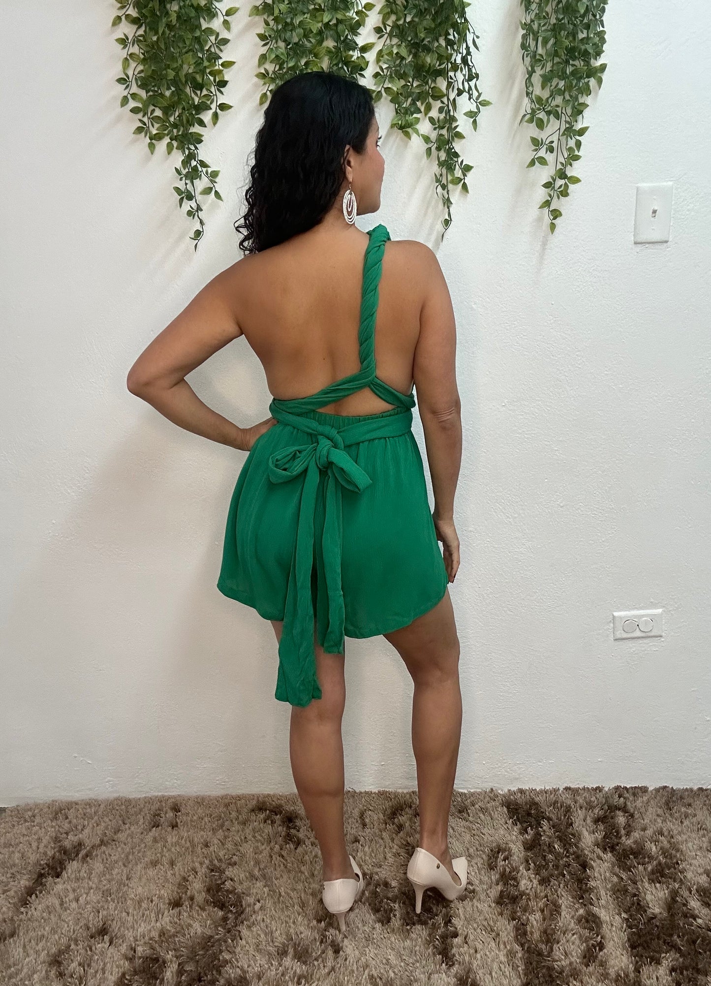 Wrap Short Jumpsuit