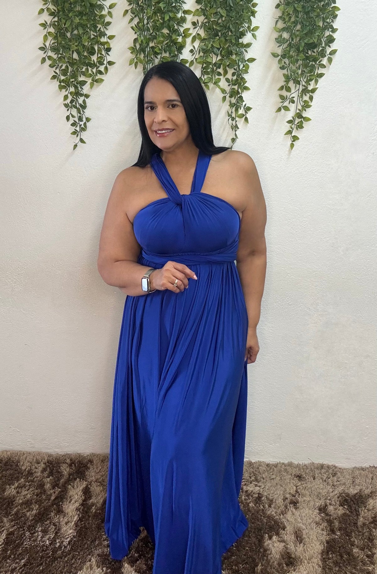 Long Dress Infinity- Azul Royal