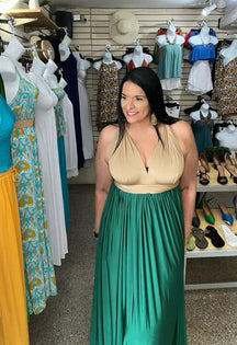 Long Dress Infinity -Oro verde