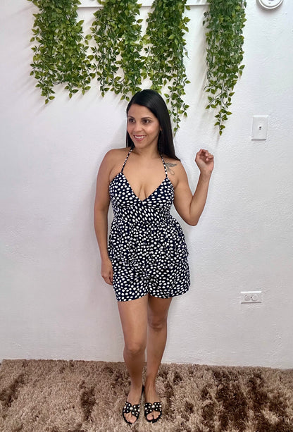 Saffron Dots Short Pants