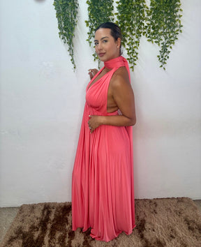 Long Dress Infinity - Coral