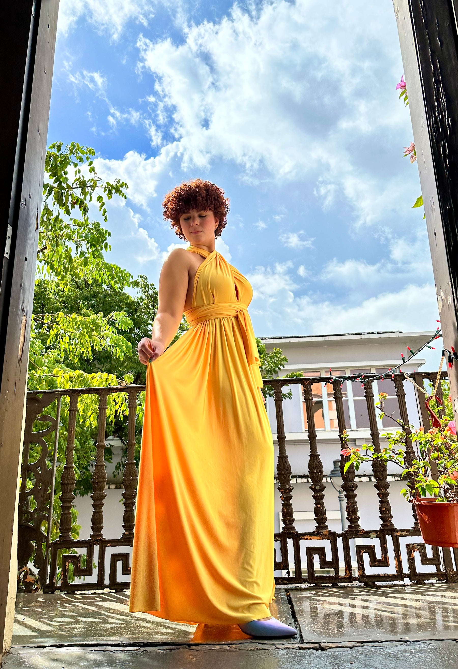 Long Dress Infinity- Amarillo