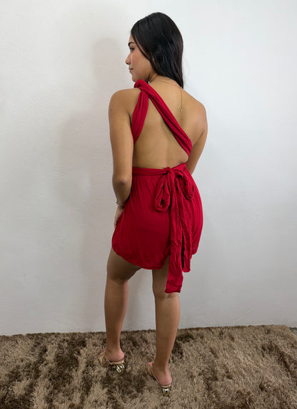 Wrap Short Jumpsuit