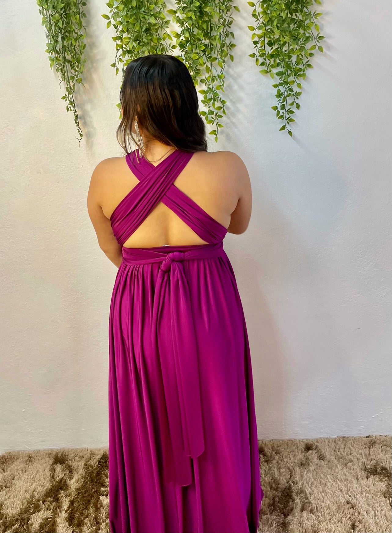 Infinity Dress- Magenta